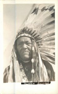 Postcard RPPC 1920s Native American Indian 23-6516