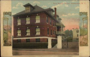 Amsterdam NY New Nurses Home c1910 Postcard