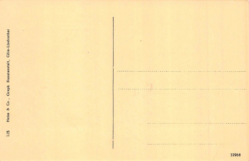 A144 Germany Cologne Cathedral South View vintage postcard