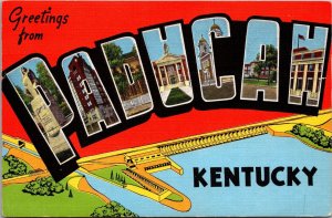 Greetings from Paduca Kentucky Postcard PC81