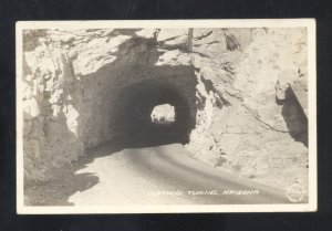 RPPC CLAYPOOL TUNNEL ARIZONA VINTAGE REAL PHOTO POSTCARD