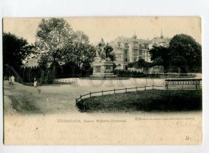 3150797 GERMANY HILDESHEIM Wilhelm monument Vintage postcard