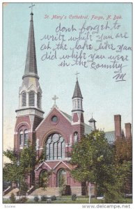 St Mary's cathedral , FARGO , North Dakota , PU-1908