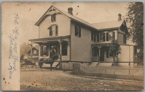 SANDBROOK NJ POST OFFICE & STORE ANTIQUE REAL PHOTO POSTCARD RPPC