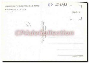 Postcard Modern Cala Rossa Testa