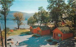 Lake Haven Cottages George 1950s Postcard Vacation Resort New York 175 Dexter