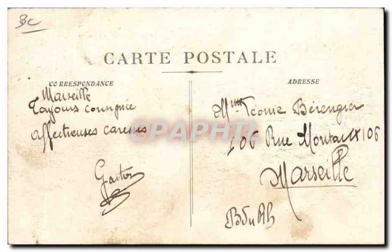 Old Postcard Death Toulon disaster Liberte clearing gateways