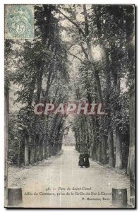 Postcard Old Part of St. Cloud Allee Du Centaur Jack In The Iron Grille Chevall