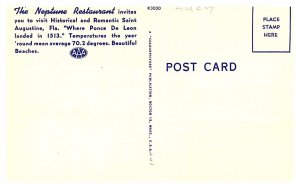 Florida St.Augusta , The Neptune Restaurant