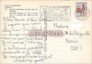 Postcard Modern Valls Andorra Andorra Canillo Roman chapel of the tenth century