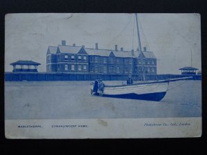 Lincolnshire MABLETHORPE Beach & Convalescent Home FROM PATIENT c1950s Postcard