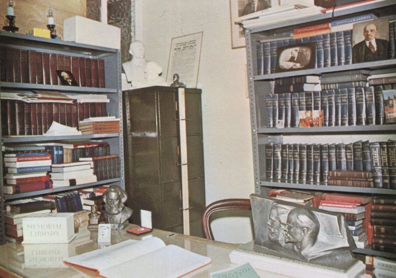 Marx Memorial Library London Vladimir Lenin Room Postcard