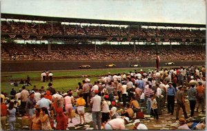 Indianapolis 500 Race Track c1964 Vintage Postcard O59