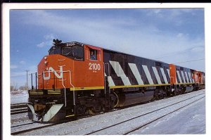 CN Railway Train, Ontario, Winter