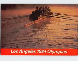 Postcard Rowing at 1984 Los Angeles Olympic Games California USA