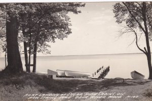 Minnesota Deer River Boat Landing At Sugar Bush Cabins On Bow String Lake 194...