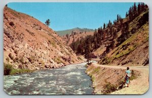 Payette River   Horseshoe Bend  Idaho  Postcard