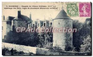 Postcard Old Dourdan Facade Du Vieux Chateau Prerogative Kings