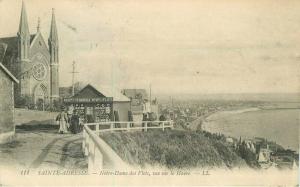 1911 Sainte-Adresse France Louis Levy Beach Postcard Booth Gift Shop