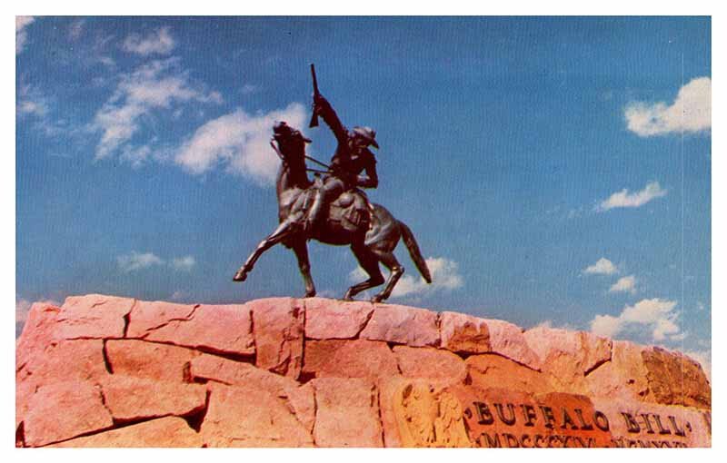 Postcard MONUMENT SCENE Cody Wyoming WY AR9729