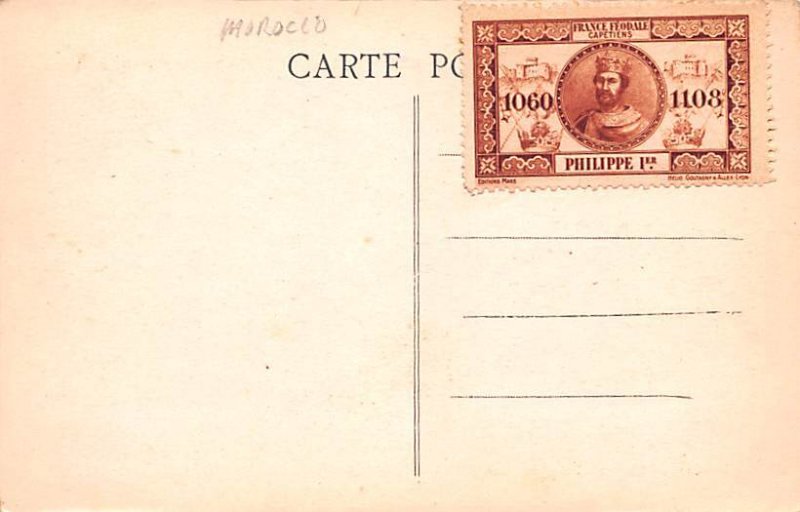 Un Com du Boulevard Poeymirau Fez Stamp on back 