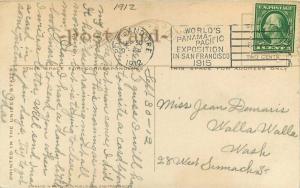 Chapel Interior State Penitentiary Salem Oregon 1912 Postcard Mitchell 5105