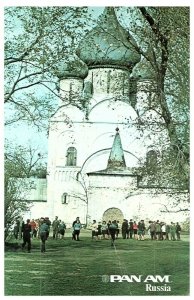 Pan Am Pan American World Airways Russia Travel Postcard Posted 1980 from India