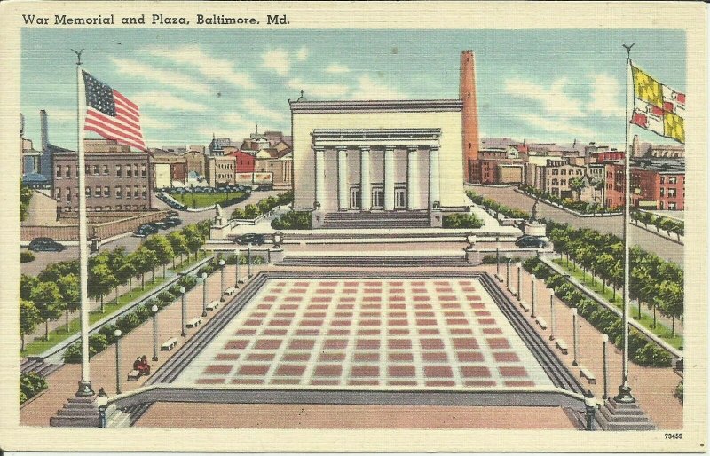 War Memorial And Plaza, Baltimore, MD.