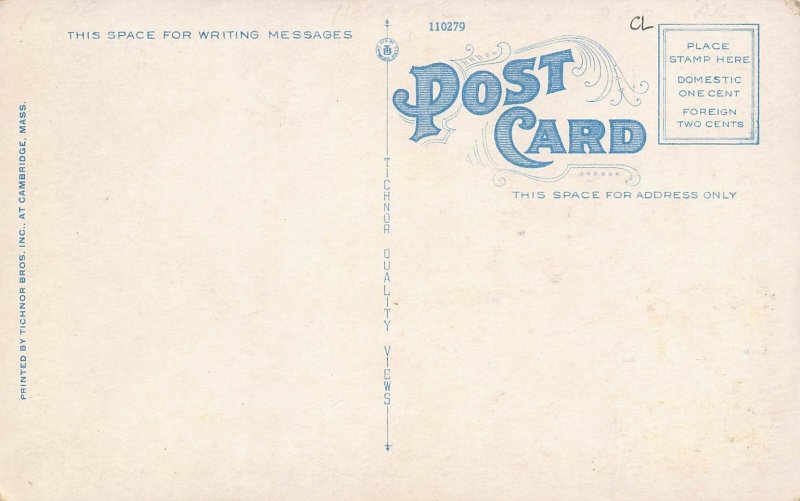 Boston Floating Hospital Steamer Ship Massachusetts 1920s postcard