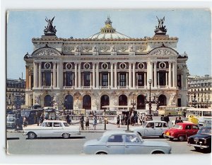 Postcard Place de l'Opéra, Sous Le Ciel De Paris, France