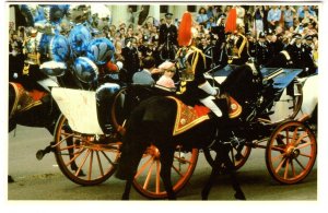 Princess Diana, Prince Charles, in Coach, Just Married, Royal Wedding 1981