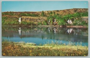 Thousand Island Idaho~Wall Of Water~Snake River Canyon~Vintage Postcard