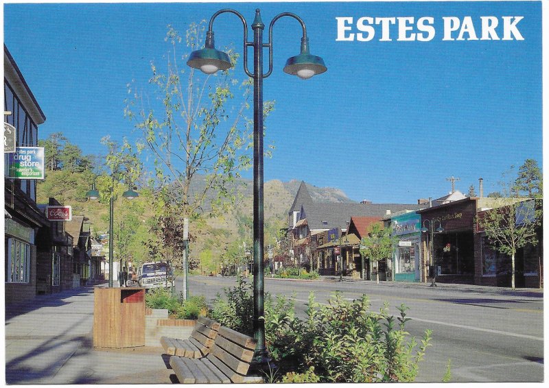 US Colorado Unused. Estes Park - Elkhorn Ave.   Beautiful.