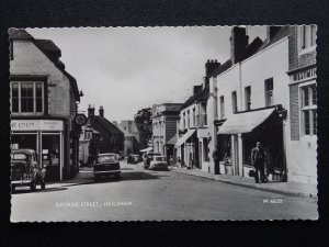 Sussex HAILSHAM George Street VICTORIA WINE Co. c1960 RP Postcard by Valentine