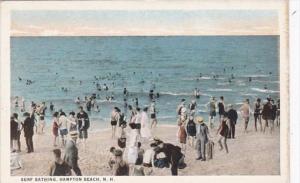 New Hampshire Hampton Beach Surf Bathing Curteich