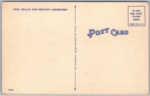 Vtg Wilmington Delaware DE Sunken Gardens Longwood 1940s View Postcard