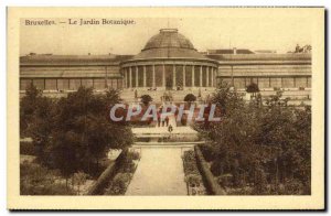 Old Postcard Brussels Botanical Garden