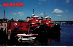 Maine Belfast Penobscot Bay Tug Boats