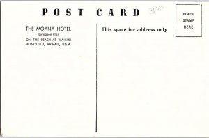 Postcard HOTEL SCENE Honolulu Hawaii HI AI8777