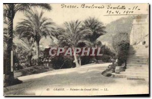 Old Postcard Grasse Palms Grand Hotel