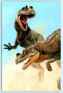 CERATOSAURUS Dinosaur  ~ 1992 Artist Signed Dave Marrs  4x6 Postcard