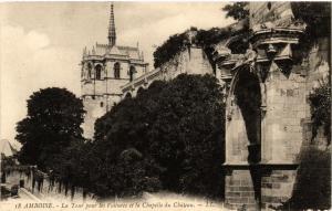 CPA AMBOISE - La Tour pour les Vuitures et la Chapelle du Chateau (298716)