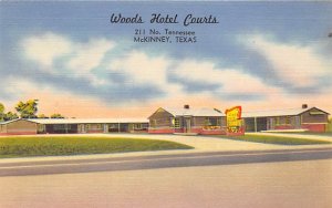 Woods Hotel Courts - McKinney, Texas TX  