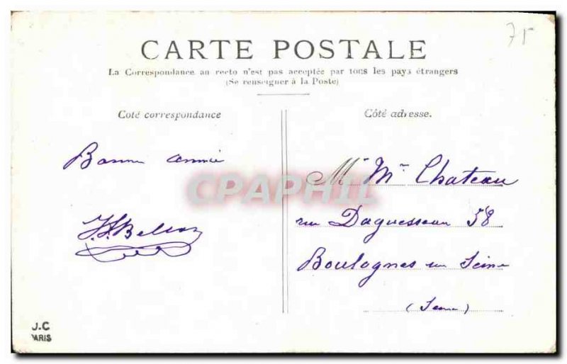 Old Postcard Paris Moulin Rouge