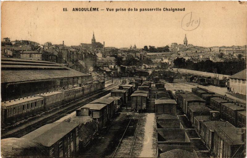 CPA AK ANGOULEME - Vue prise de la passerelle Chaignaud (519246)