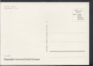 Austria Postcard - Ischgl, Paznauntal, Tirol      RR3538