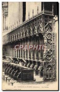 Old Postcard Cathedral Of The Stalls Rodez