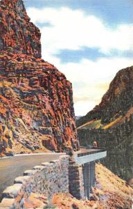 YELLOWSTONE NATIONAL PARK WYOMING~GOLDEN GATE CANON-GRAND LOOP HIGHWAY POSTCARD