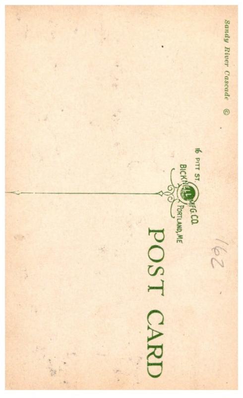 Maine Sandy River Cascade , Waterfall