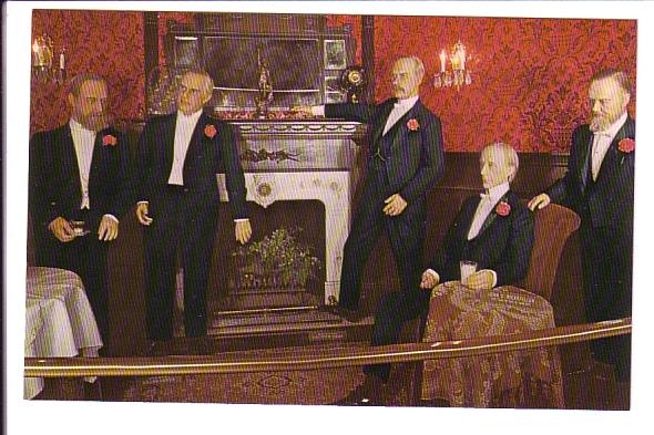 Harrison, McKinley, Morgan, Rockefeller, Carnegie, Hall of Presidents Wax Mus...